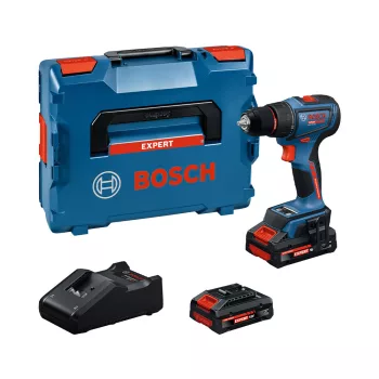   Bosch Expert akkus fúró-csavarozó EXSR18V-90 (EXBA 2x4,0 Ah akkuval; GAL 18V-40 töltővel) L-Boxx-ban