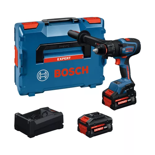 Bosch Expert akkus fúró-csavarozó EXSR18V-150 (EXBA 2x8,0 Ah akkuval; GAL 12V/18V-80 töltővel) L-Boxx-ban