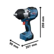 Bosch akkus ütvecsavarozó GDS 18V-1400 18V alapgép – kofferben