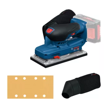   Bosch GSS 18V-18 Akkus rezgőcsiszoló - ford. szabályzós (92 x 182 mm) akku és töltő nélkül (Extra 5Ah akku ajándékba)