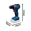 Bosch GSR 18V-52 akkus fúrócsavarozó tokmányos 18 Akku és töltő nélkül L-Boxx-ban (Extra 5Ah akku ajándékba)