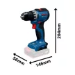 Bosch akkus fúrócsavarozó GSR 18V-52 18V 3x5,0Ah – kofferben