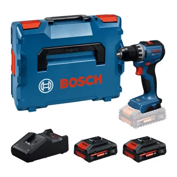   Bosch akkus fúrócsavarozó GSR 18V-52 18V 2x4,0Ah – L-BOXX kofferben (Extra 5Ah akku ajándékba)