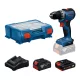 Bosch akkus ütvefúró-csavarozó GSB 18V-52 18V 1x2,0Ah + 1x4,0Ah (Extra 5Ah akku ajándékba)