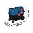 Bosch GAS12-25LS elektromos porszívó 1200 W 25 L