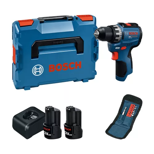 Bosch akkus fúrócsavarozó GSR 12V-31 12V 2x2,0Ah – L-BOXX kofferben