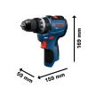 Bosch akkus ütvefúró-csavarozó GSB 12V-31 12V alapgép – kofferben