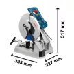 Bosch gyorsdaraboló GCD 12 JL 2000W