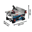 Bosch GTS 70-216 Asztali fűrész kartondobozban