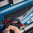 Bosch GTS 18V-70 Akkus asztali fűrész (akku és töltő nélkül) kartondobozban (Extra 5Ah akku ajándékba)