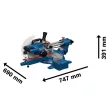 Bosch GCM305-216S Leszabó és gérvágó fűrész (plusz pengével) kartondobozban