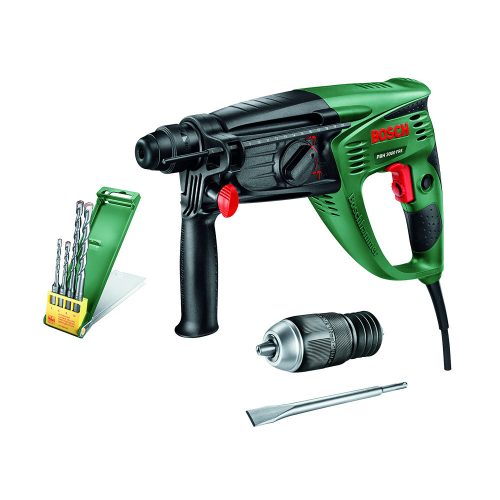 Bosch PBH 3000 FRE OEU SDS Plus fúrókalapács 2,8J + gyorsbefogó tokmány kofferben