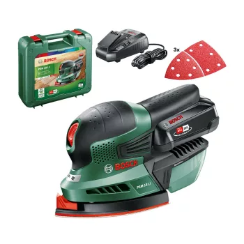 Bosch PSM 18 LI Akkus multicsiszoló 1x2,5Ah akku töltővel