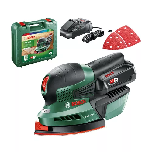 Bosch PSM 18 LI Akkus multicsiszoló 1x2,5Ah akku töltővel