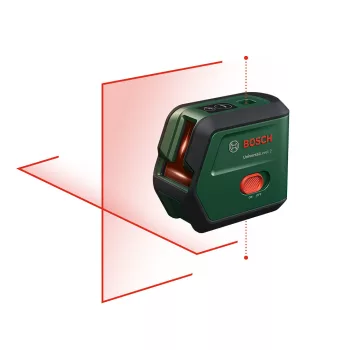   Bosch UniversalLevel 2 pont- és vonallézer 12m 2 x AA elem kartondobozban