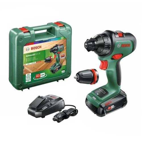 Bosch akkus fúrócsavarozó+tokmányadapter AdvancedDrill 18 18V 1x2,5Ah
