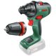 Bosch akkus fúrócsavarozó+tokmányadapter AdvancedDrill 18 18V alapgép