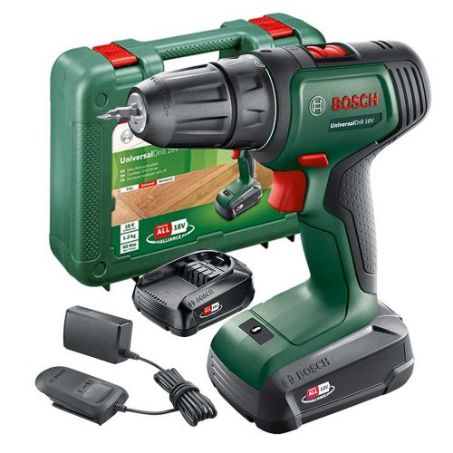 Bosch akkus fúrócsavarozó UniversalDrill 18 18V 2x1,5Ah