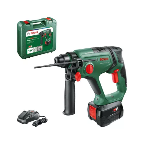 Bosch UniversalHammer akkus fúrókalapács 18V, 1x4,0Ah, kofferban