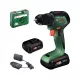 Bosch akkus fúrócsavarozó PSR 18V-60 18V 2x2,5Ah – kofferben