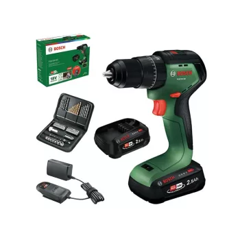   Bosch akkus ütvefúró-csavarozó PSB 18V-60 18V 2x2,5Ah – bitkészlettel