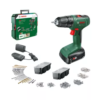   Bosch akkus fúrócsavarozó EasyDrill 18V-40 18V 1x1,5Ah – bitkészlettel, kofferben