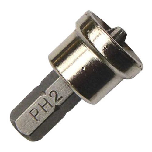 Gipszkarton 1/4" PH2 behajtó, mágneses bitszárak, mélységhatárolóval gipszkartonhoz