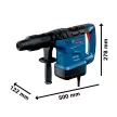 Bosch GBH 6-42 C Fúrókalapács szerszámkofferben