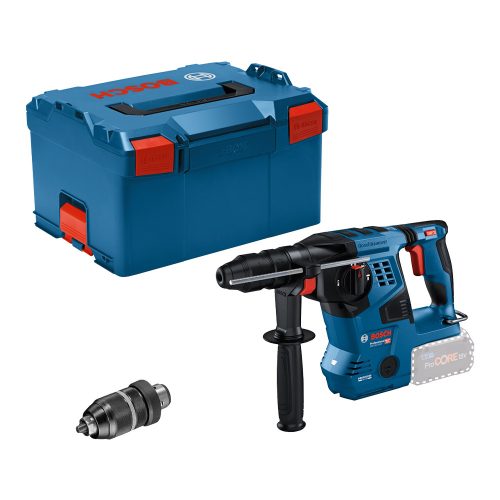 Bosch GBH 18V-28 CF akkus SDS-Plus fúró-vésőkalapács + gyorstokmány alapgép