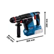 Bosch GBH 187-LI ONE Chuck akkus fúrókalapács 2x5.0Ah kofferben