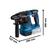 Bosch akkus SDS-Plus fúró-vésőkalapács GBH 185-LI 18V 2x4,0Ah
