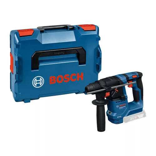 Bosch akkus fúrókalapács GBH 18V-18 18V akkumulátor és töltő nélkül, L-BOXX kofferben (Extra 5Ah akku ajándékba)