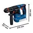 Bosch GBH 18V-18 X fúrókalapács ONECHUCK tokmánnyal (SDS-Plus, Bit, Hengeres - befogás)