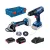 Bosch gépszett GSB 180-LI + GWS 180-LI + GBA 18V 2.0Ah + GBA 18V 4.0Ah XL-BOXX
