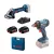 Bosch GDX 180-LI+GWS 180-LI gépszett 2x4Ah Kofferben (Extra 5Ah akku ajándékba)