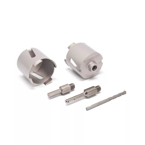 Bosch PRO Core Cutter gyémánt körkivágó 80 + fúrószár + 2db adapter