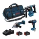 Bosch PRO 18V GSB+GBH+GWS+2x5.0+GAL18V-40 (Extra 5Ah akku ajándékba)