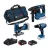 Bosch PRO 3 részes 18 V-os szerszámkészlet: GSB+GST+GBH+2x GBA 18V (1x 2.0Ah+1x 4.0Ah) GAL 18V-40 (Extra 5Ah akku ajándékba)