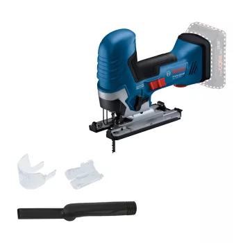   Bosch GST 18V-125S akkus beszúrófűrész alapgép 18V, 25 részes fűrészlapkészlet, 100mm (Extra 5Ah akku ajándékba)