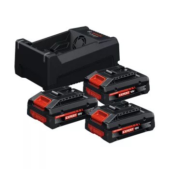   Bosch EXPERT 3 X EXBA18V-40 akku + GAL12V/18V-80 töltő (Regisztrációval akár extra értékes ajándék is elérhető!)