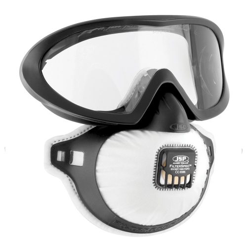 JSP FILTERSPEC PRO FFP2 pormaszk+munkavédelmi szemüveg