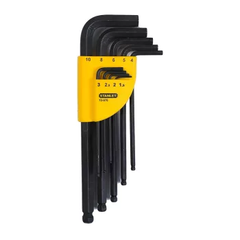   Stanley hosszú gömbfejű imbuszkulcs készlet 1,5-10mm 9db/cs