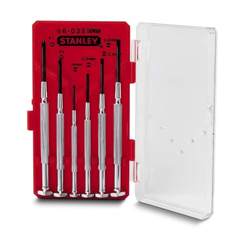 Stanley precíziós csavarhúzó készlet 6 részes