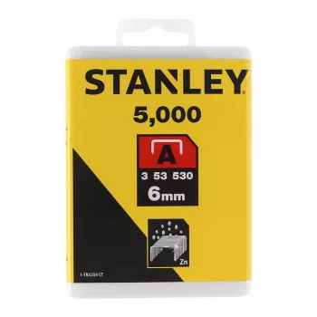 Stanley kapocs 6mm ”A”, A5/53/530, 5000db/cs