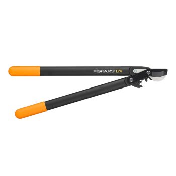   Fiskars PowerGear műanyag fogaskerekes ágvágó, horgos fejű (M) L74 (112290)