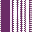 Fiskars mintavágó olló - kagyló/cakkos (1003850)