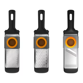   Fiskars Functional Form reszelő szett - durva és finom és szeletelő