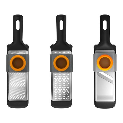 Fiskars Functional Form reszelő szett - durva és finom és szeletelő