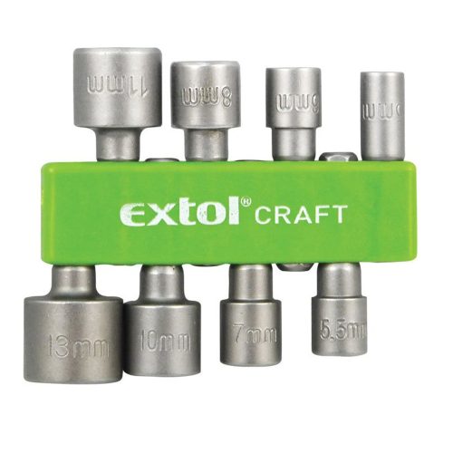 Extol Craft behajtó készlet hatlapfeju csavarokhoz 8 részes 5-13mm