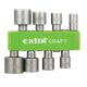 Extol Craft behajtó készlet hatlapfejű csavarokhoz 8 részes 5-13mm